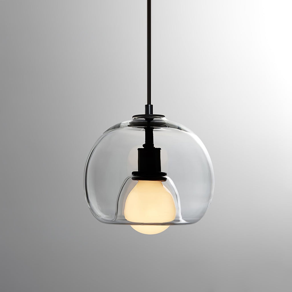 Eres | Elegante Moderna Lampada a Sospensione Minimalista in Metallo e Vetro 0