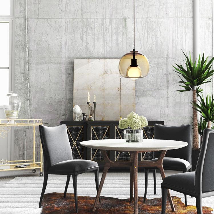 Eres | Elegante Moderna Lampada a Sospensione Minimalista in Metallo e Vetro 7