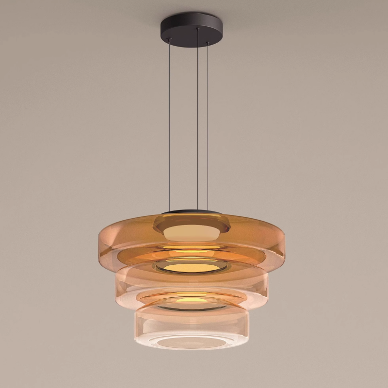 VetroBauhaus | Classica Elegante Lampada a Sospensione in Vetro 1