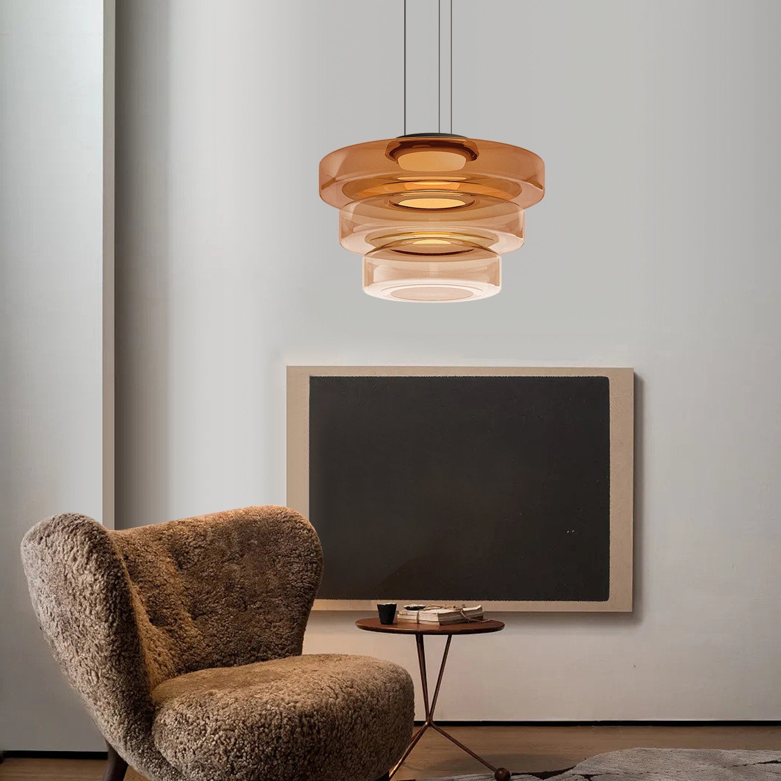 VetroBauhaus | Classica Elegante Lampada a Sospensione in Vetro 2